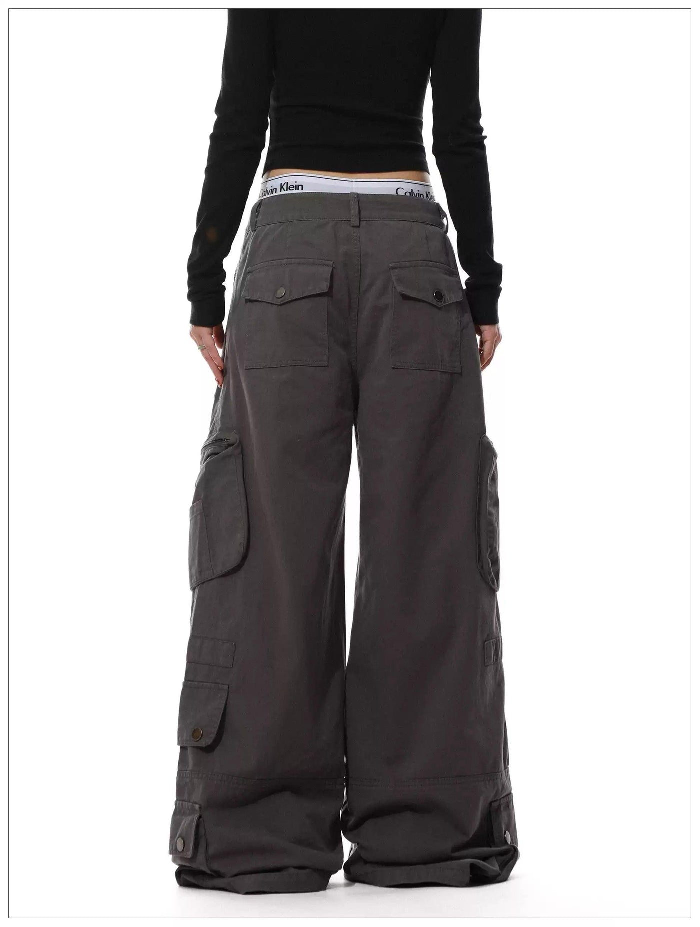 Utility Wide Leg Cargo Pants