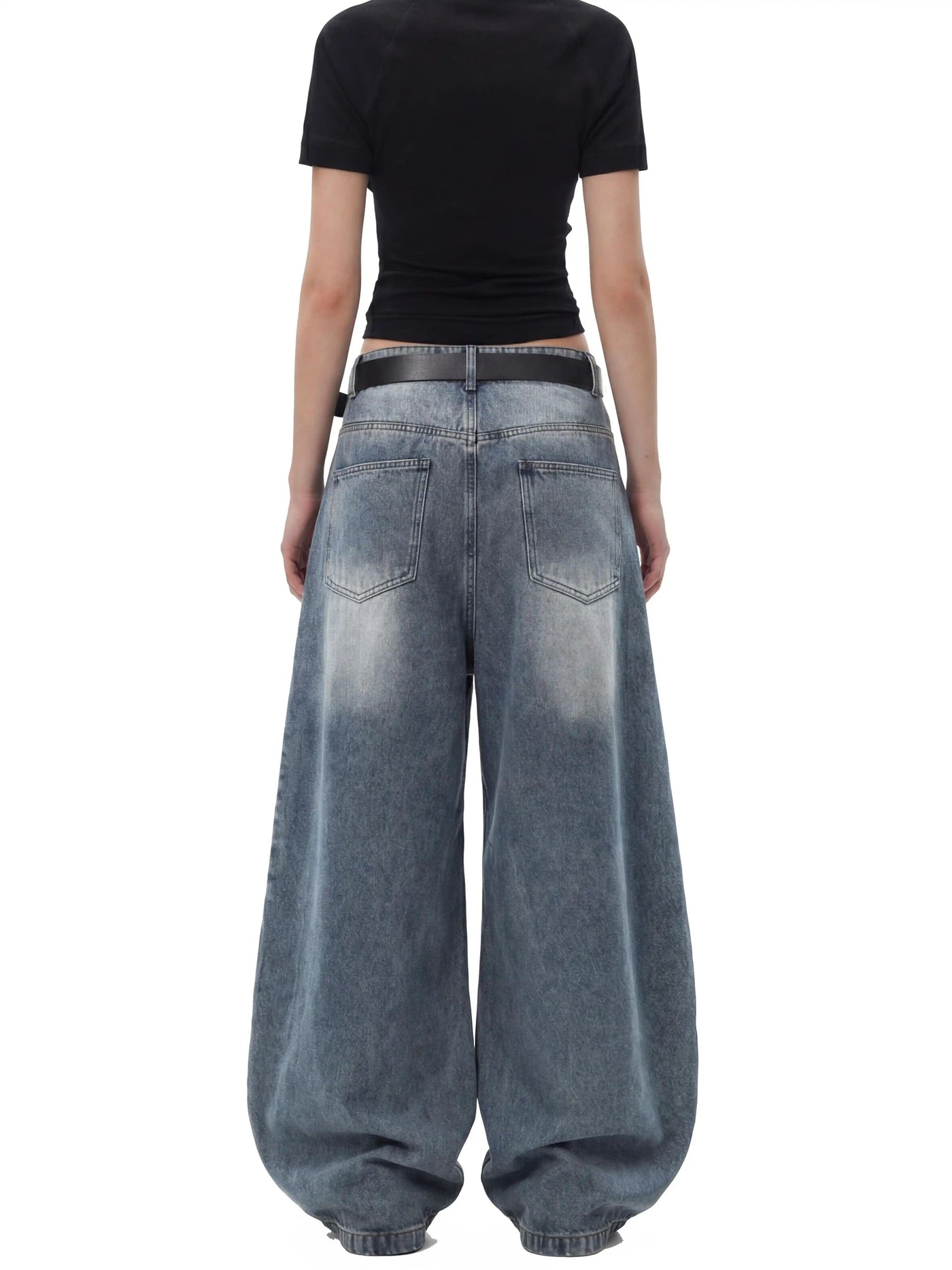 Fade Spots Grunge Whiskers Jeans