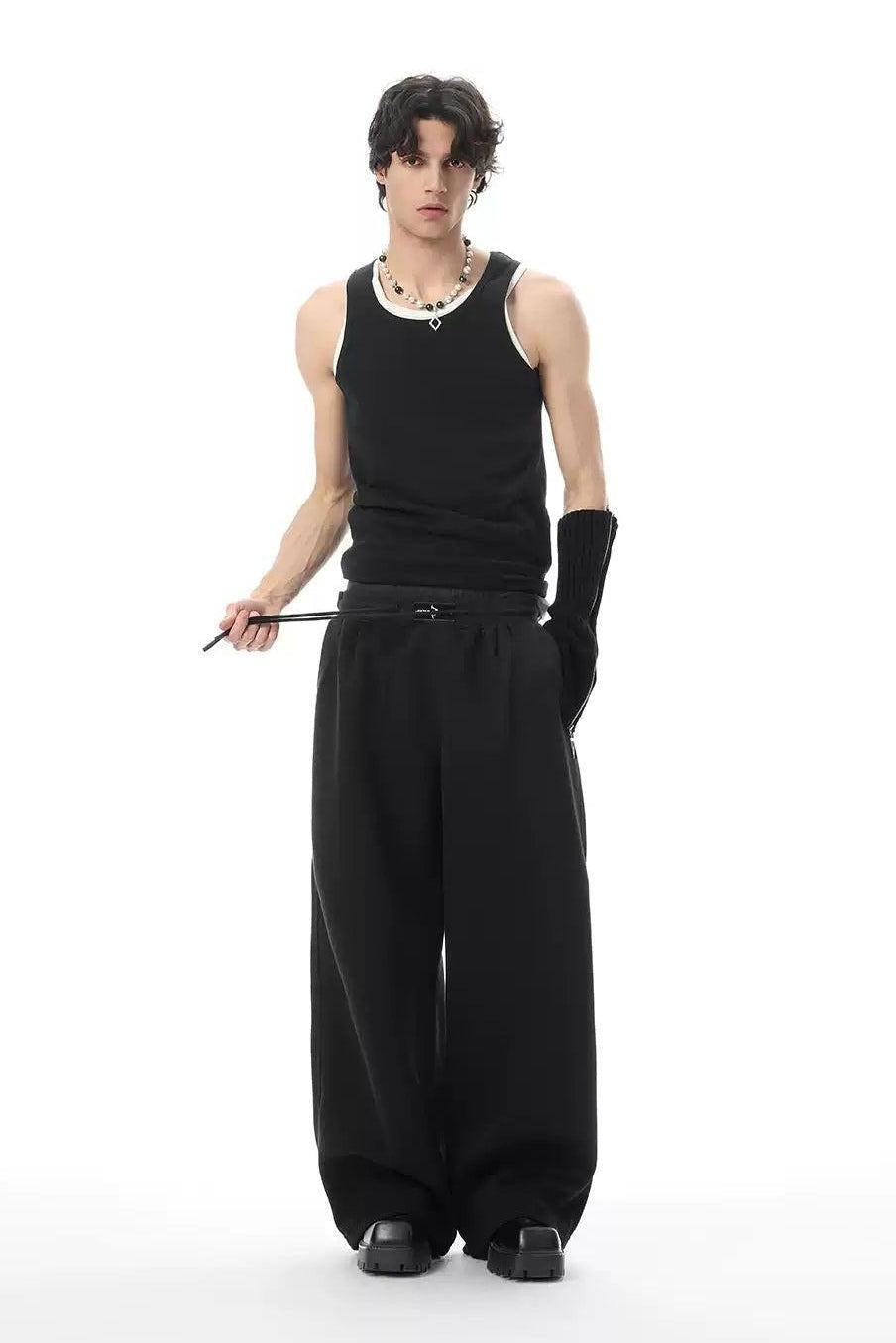 Drawstring Straight Leg Sweatpants