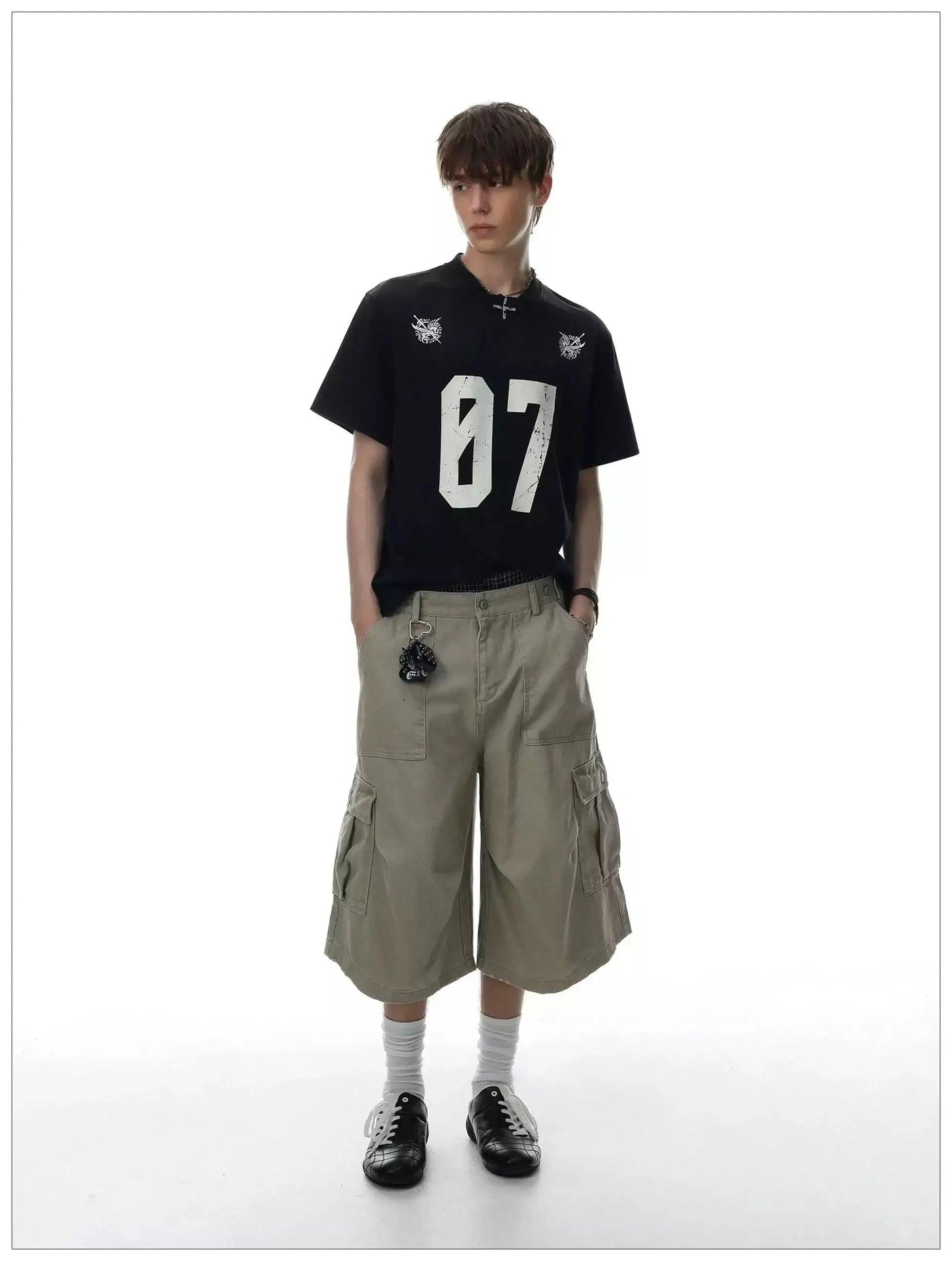 Varsity Grunge Print T-Shirt