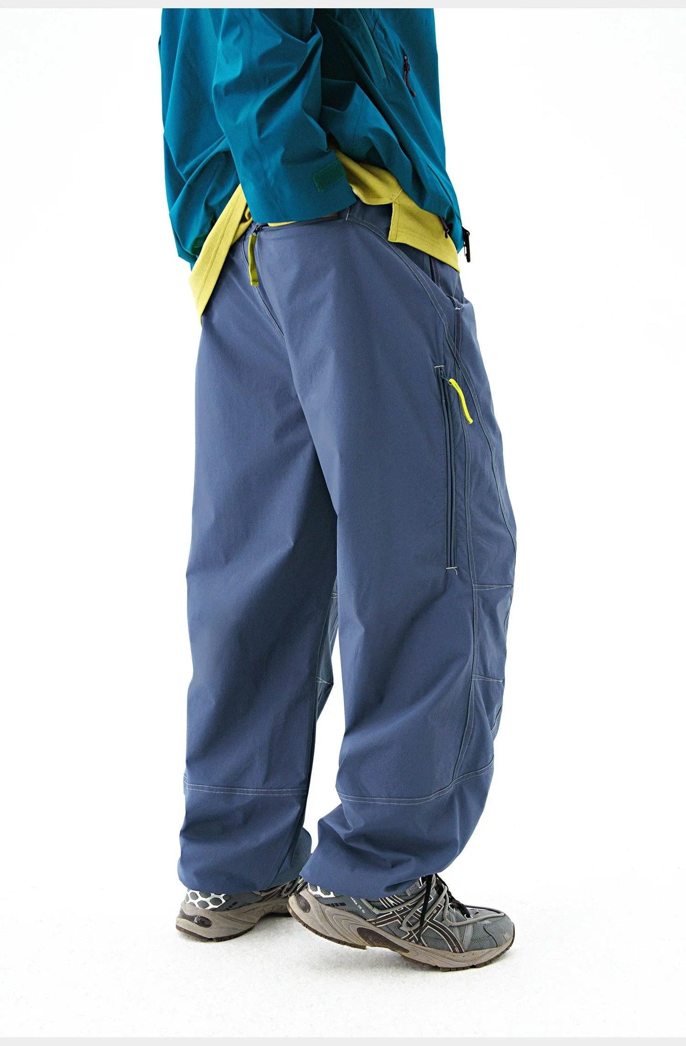 Structured Zipped Pocket Track Pants