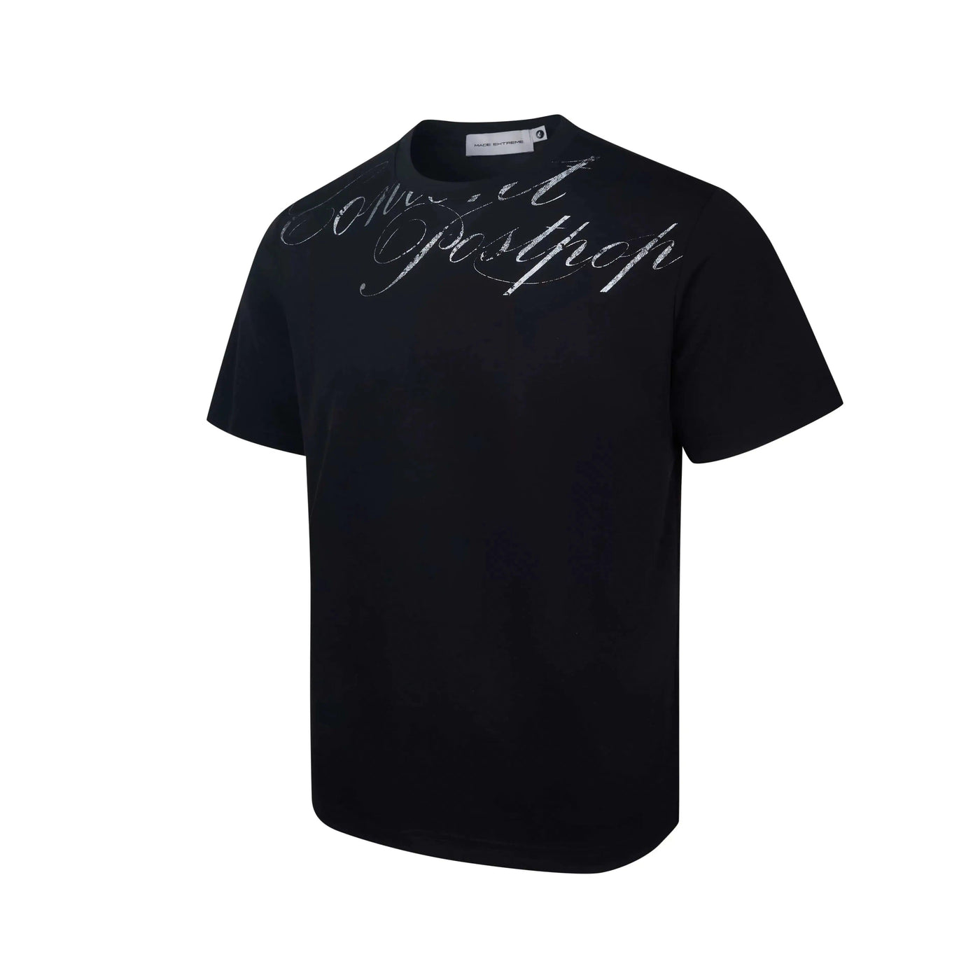 Fitted Graphic Letter T-Shirt