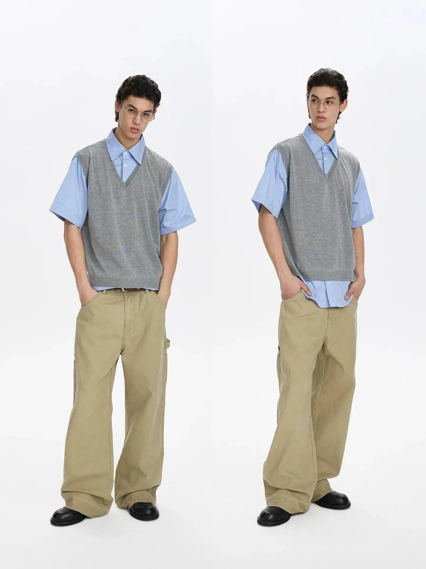 Relaxed Straight Cargo Pants