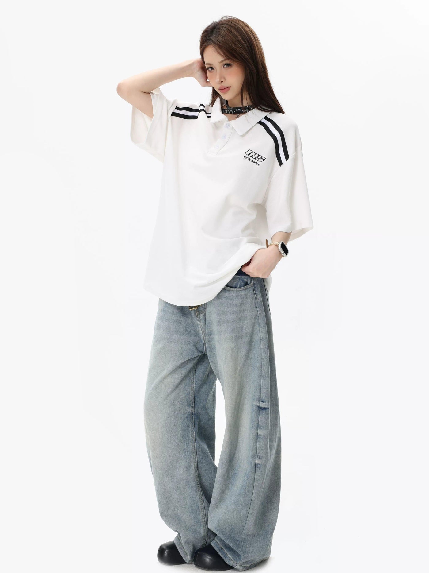 Logo Embroidered Regular Fit Polo