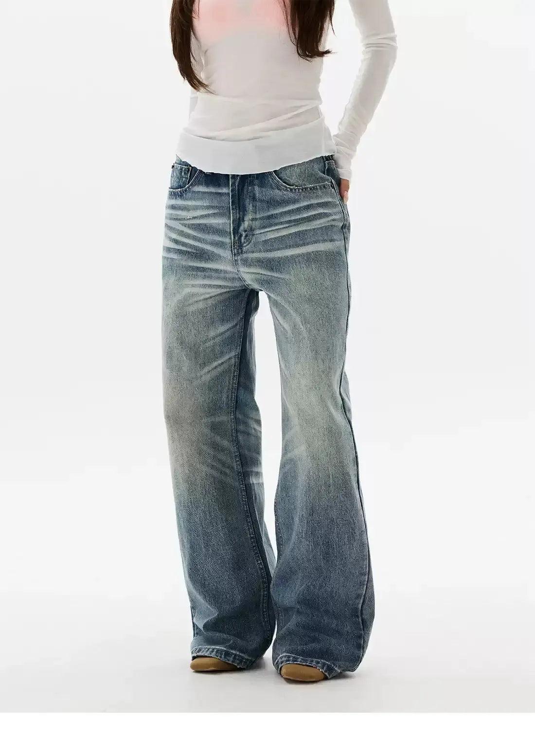 Whisker Lines Highlight Jeans
