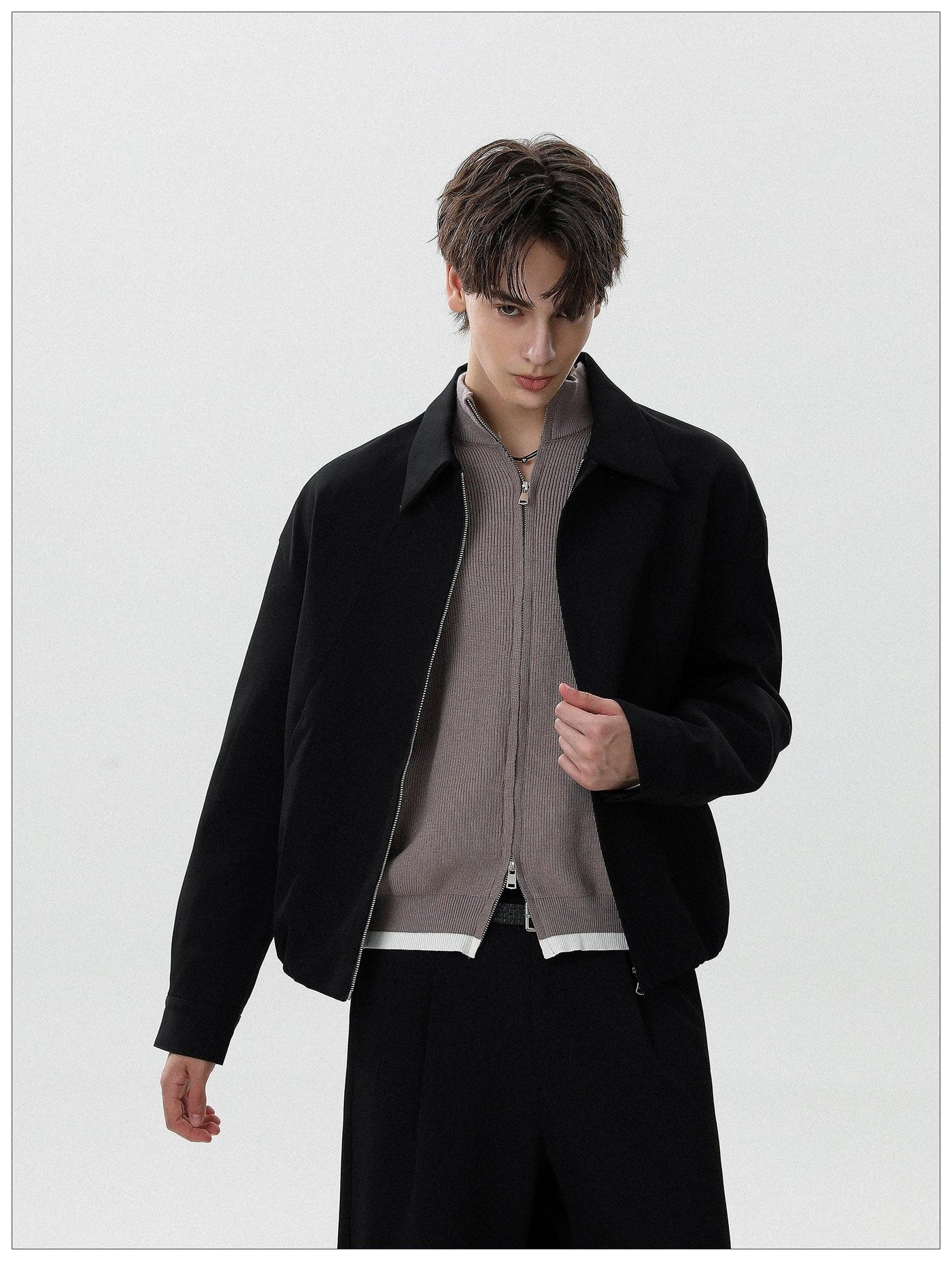 Clean Fit Zipped Jacket