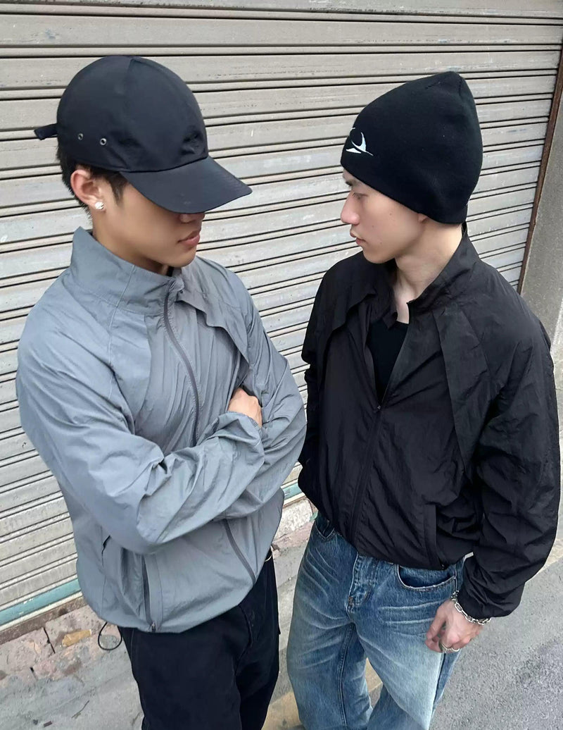 Structured Windbreaker Jacket