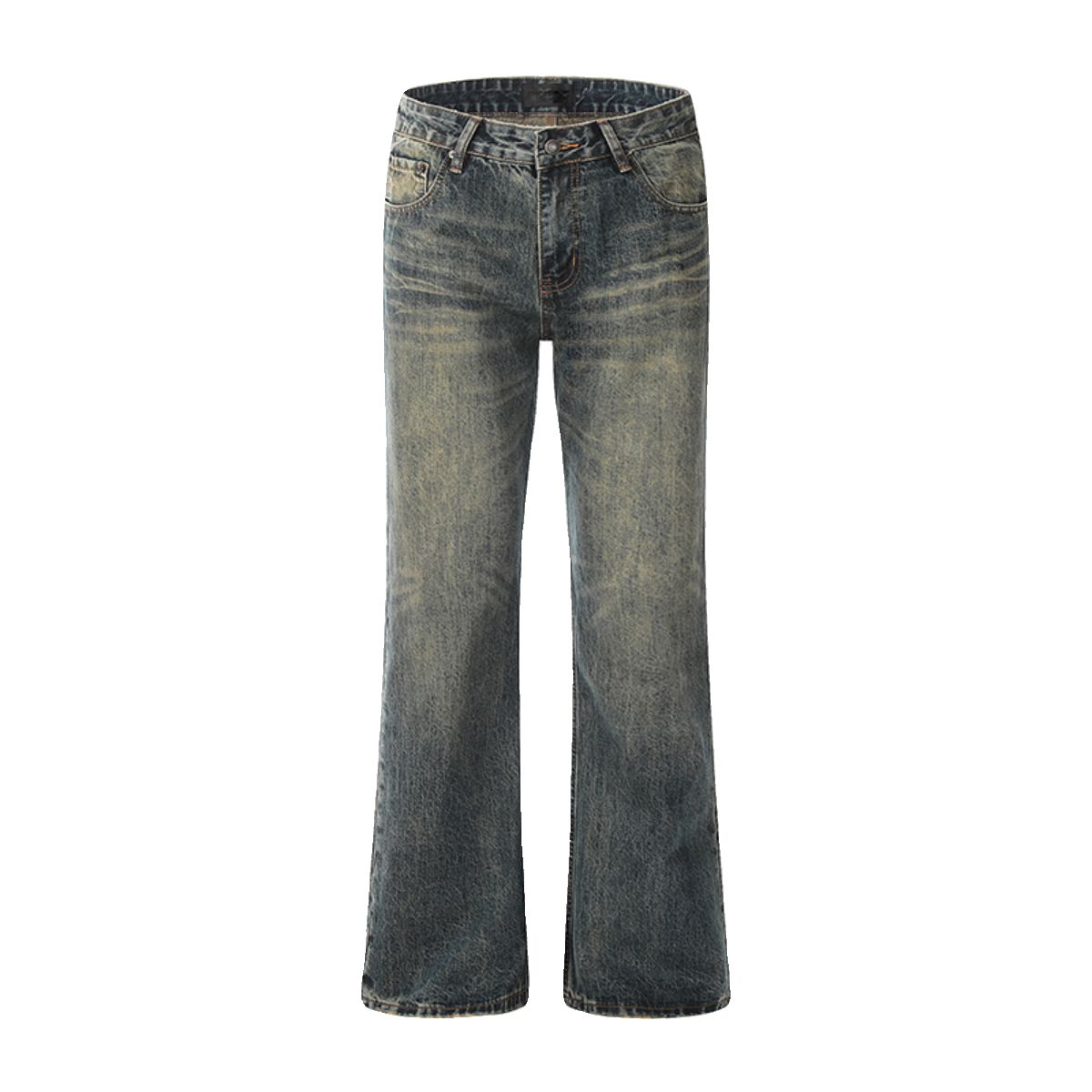 Washed and Faded Vintage Jeans