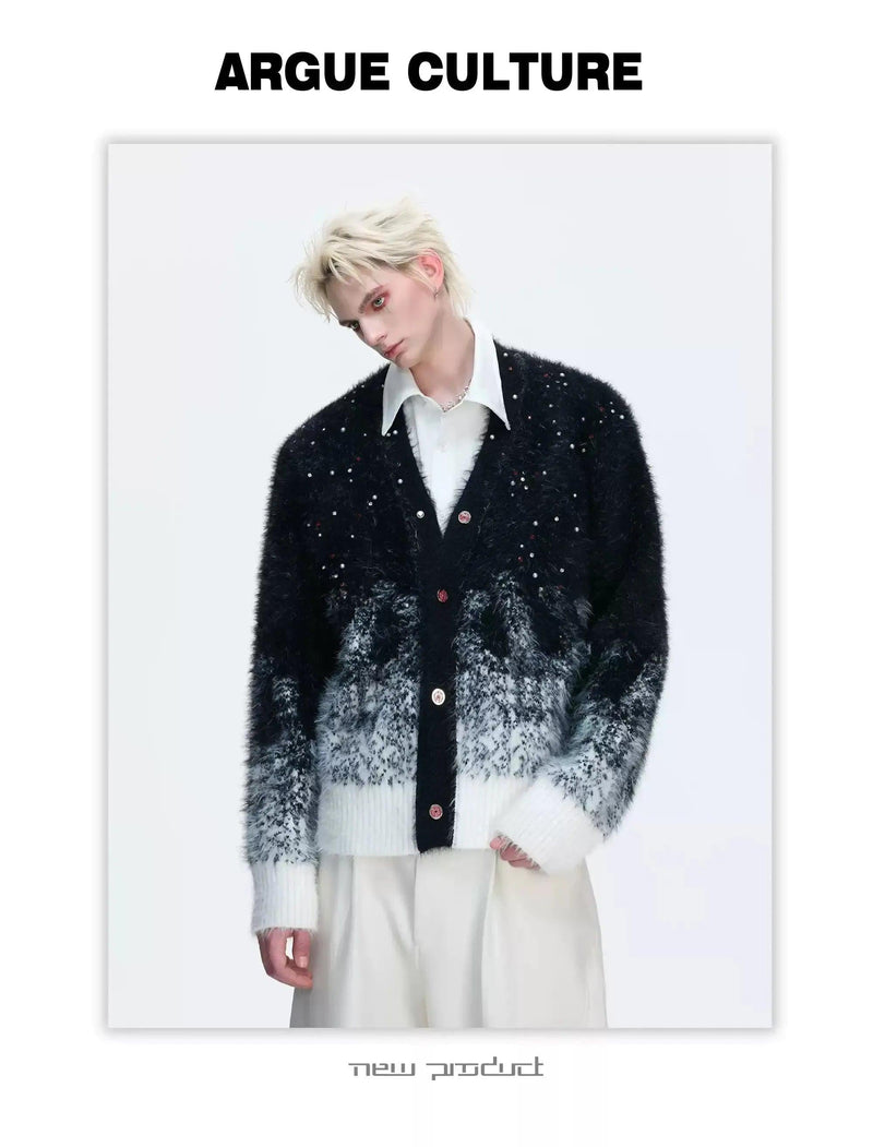 Ombre Style Knit Cardigan