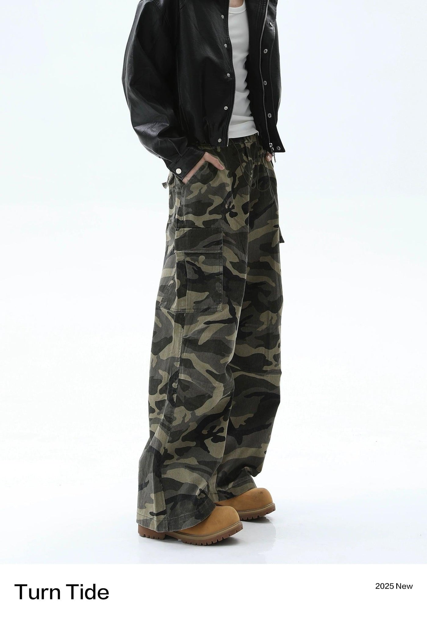 Camouflage Regular Fit Cargo Pants