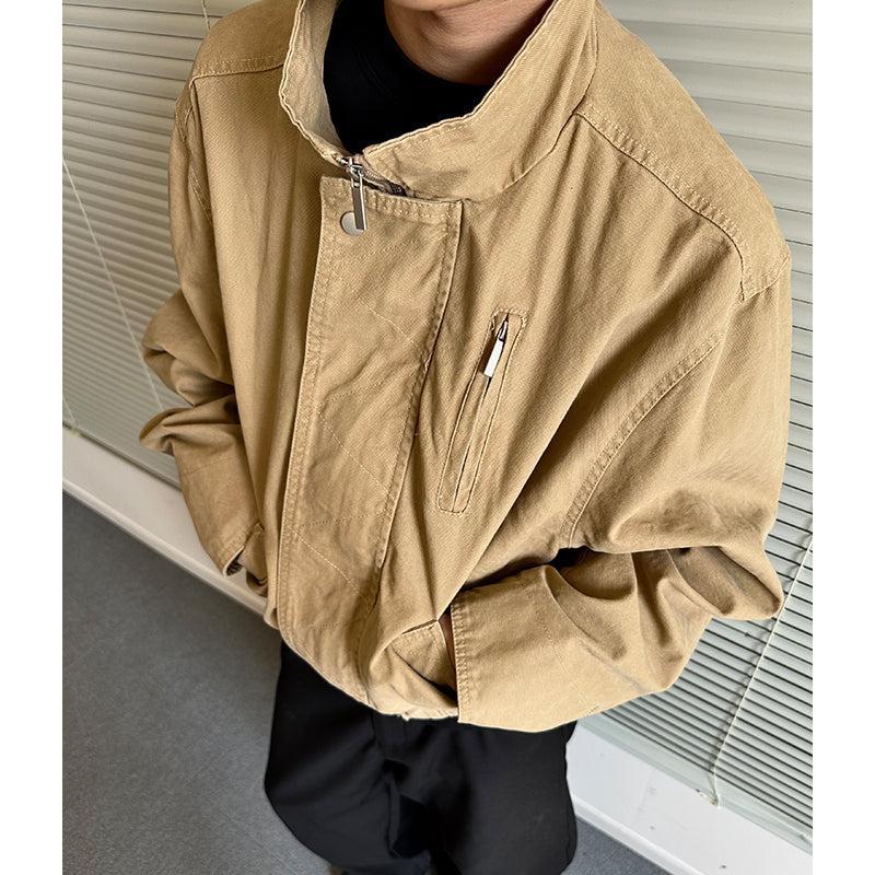 Ruched Hem Workwear Denim Jacket