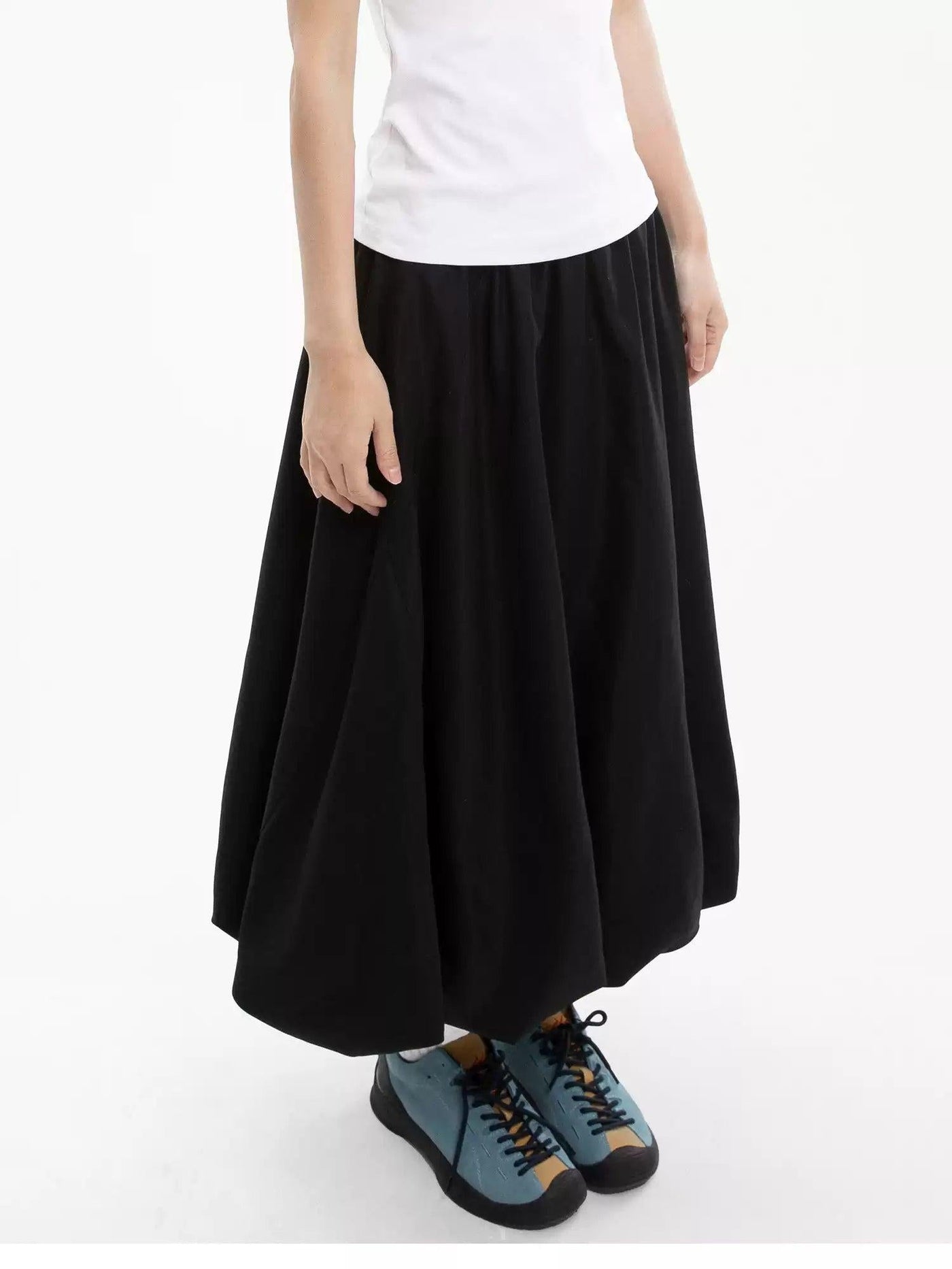 Chic Bubble Mid-Length Skirt