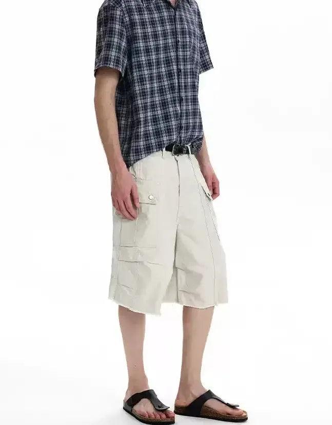 Casual Cargo Pockets Shorts