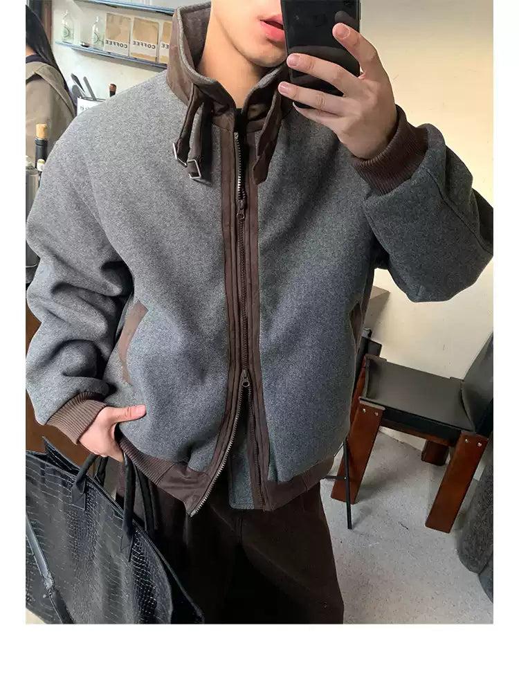 Contrast Hem Strap Detail Jacket