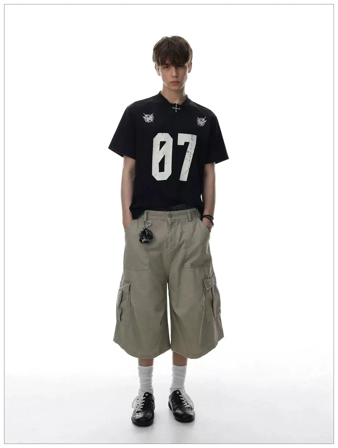 Varsity Grunge Print T-Shirt