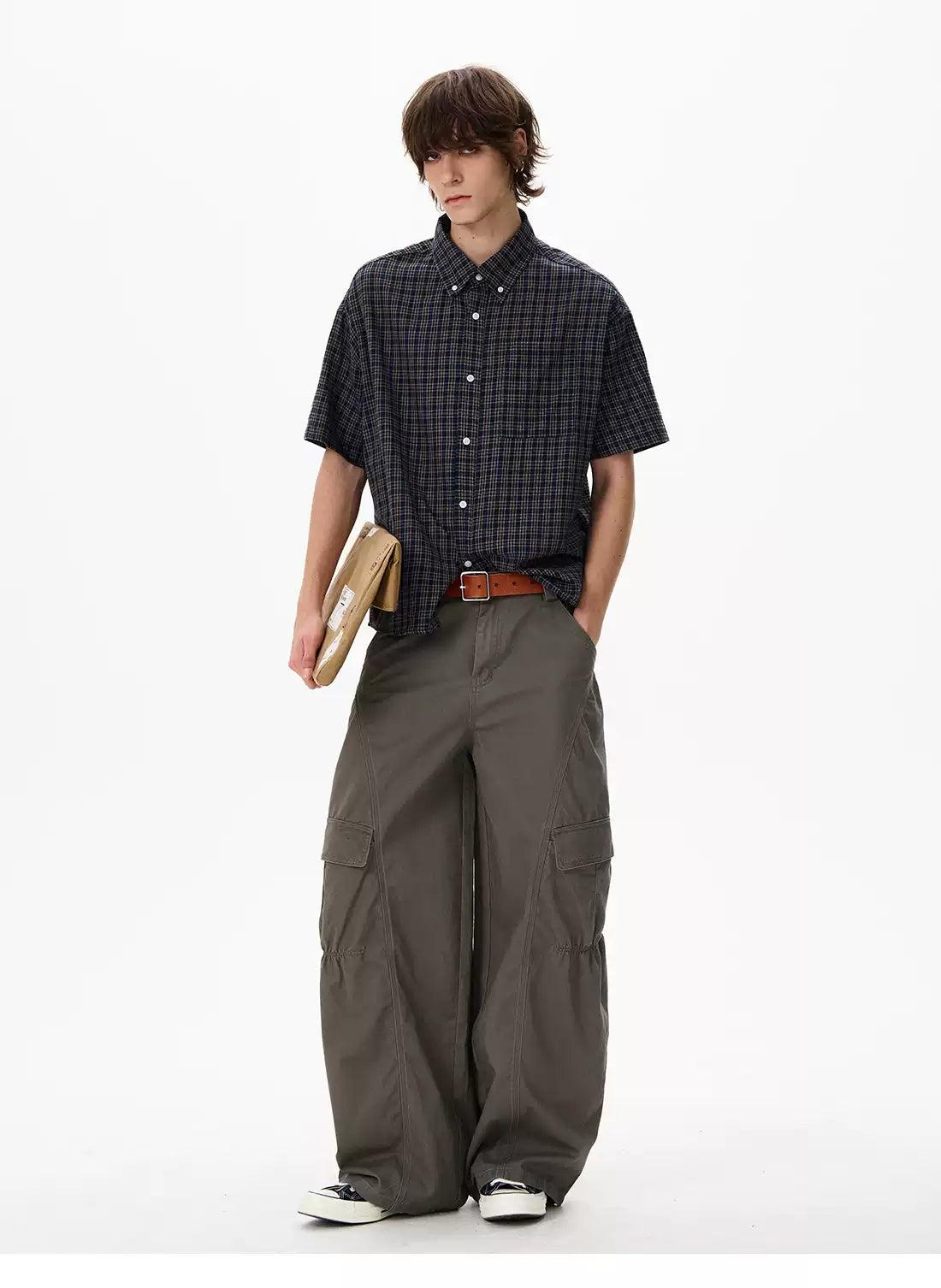 Neat Plaid Pattern Shirt
