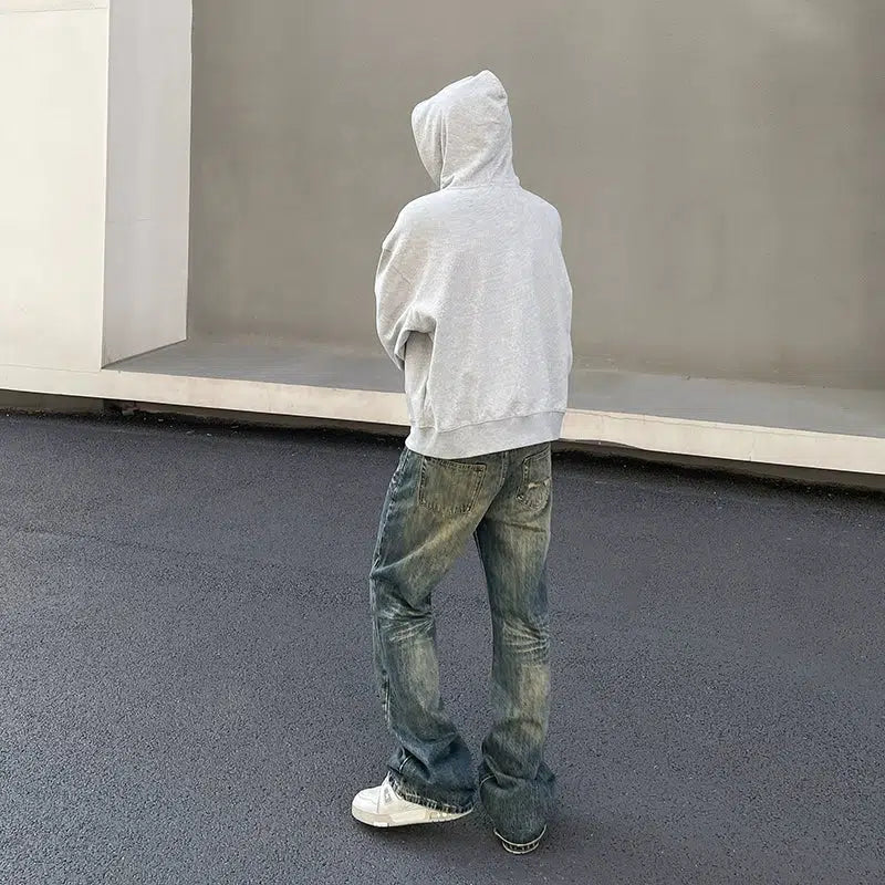 Washed and Faded Vintage Jeans