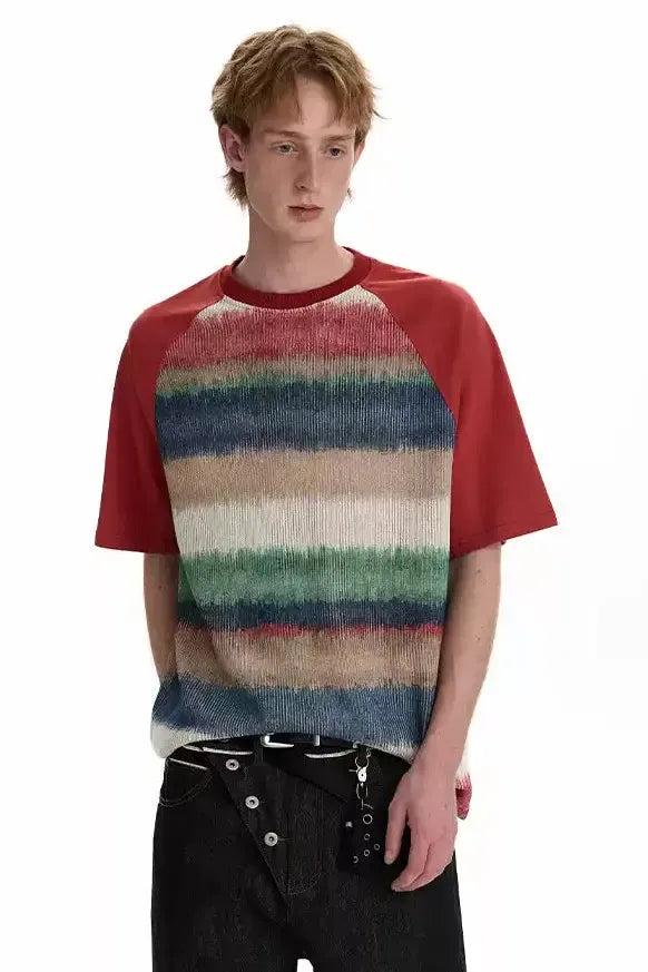 Color Block Raglan T-Shirt