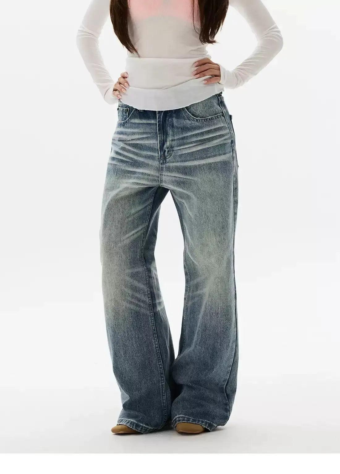Whisker Lines Highlight Jeans
