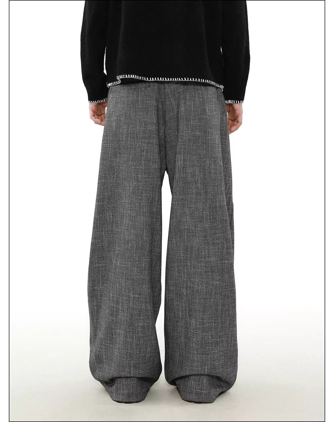 Office Style Side Pockets Trousers