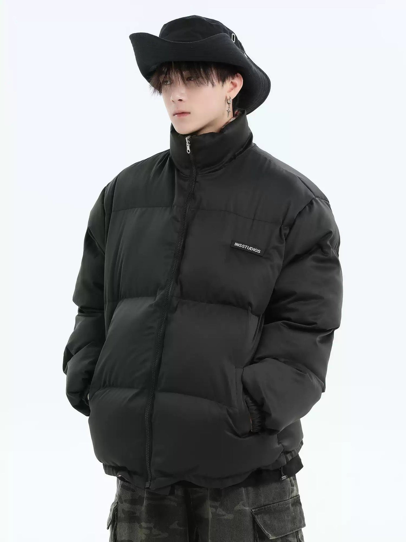 Reversible Zip-Up Puffer Jacket