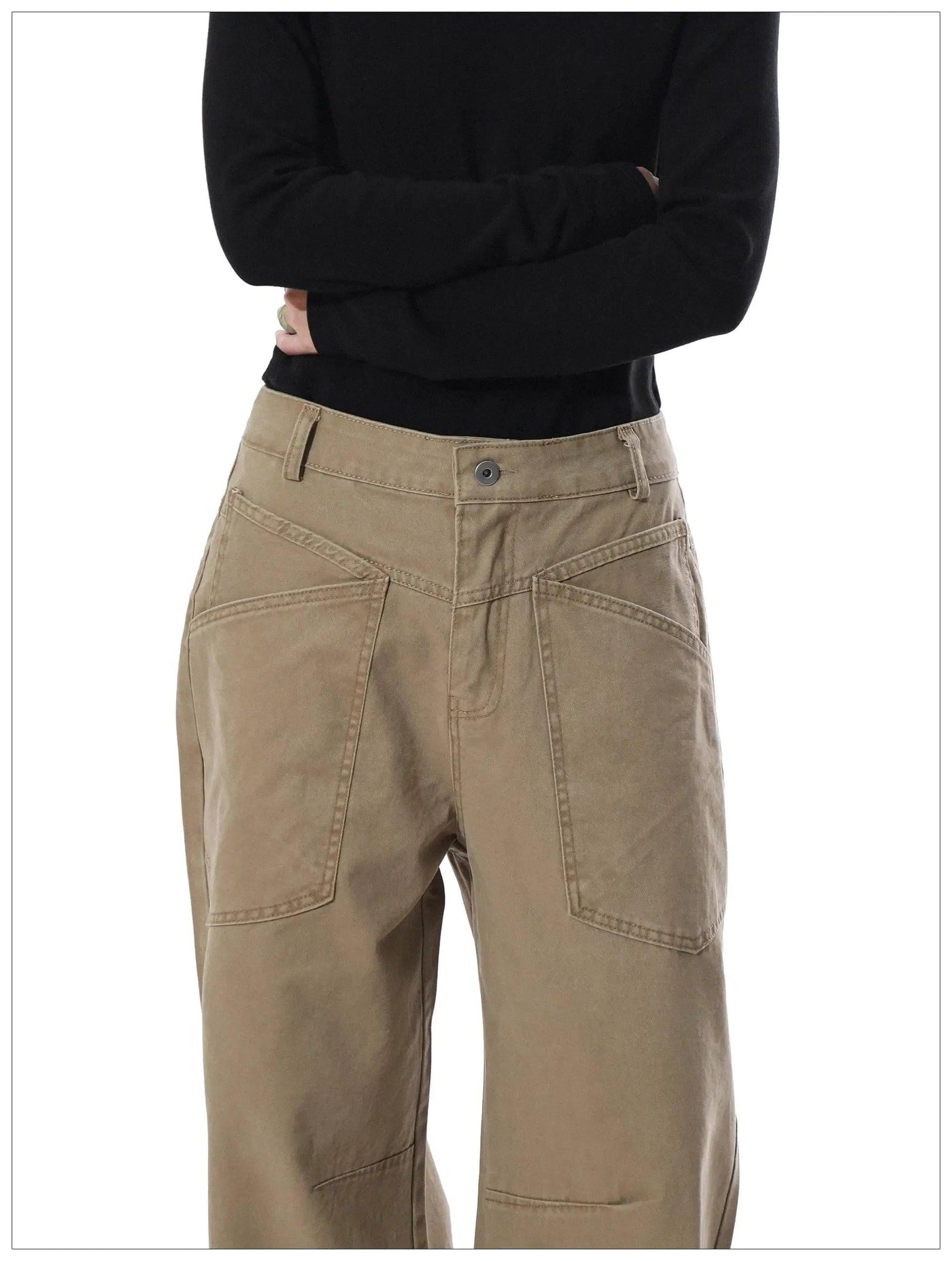 Structured Straight Leg Jeans