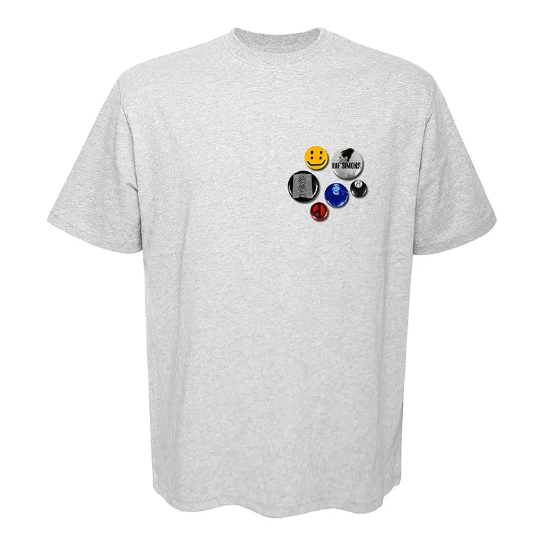 Multiple Pins Detail T-Shirt