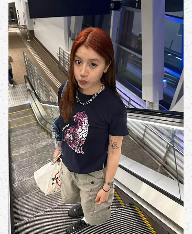 Animal Graphic Print T-Shirt