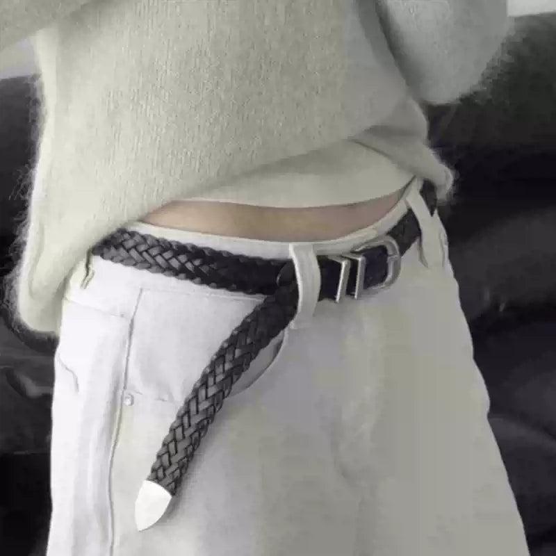 Sleek Woven Belt