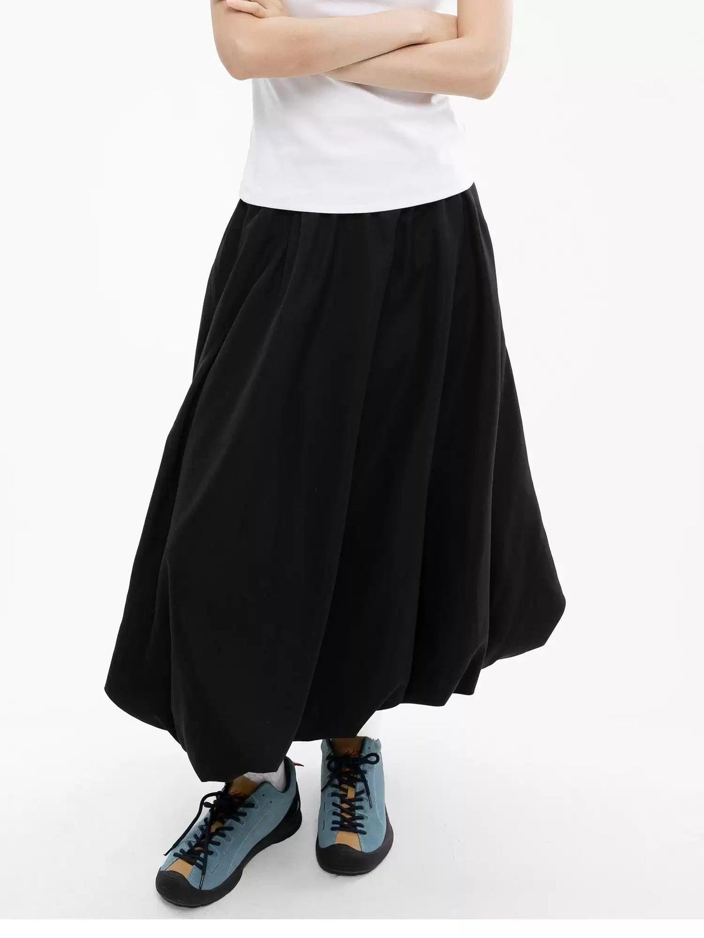 Chic Bubble Mid-Length Skirt