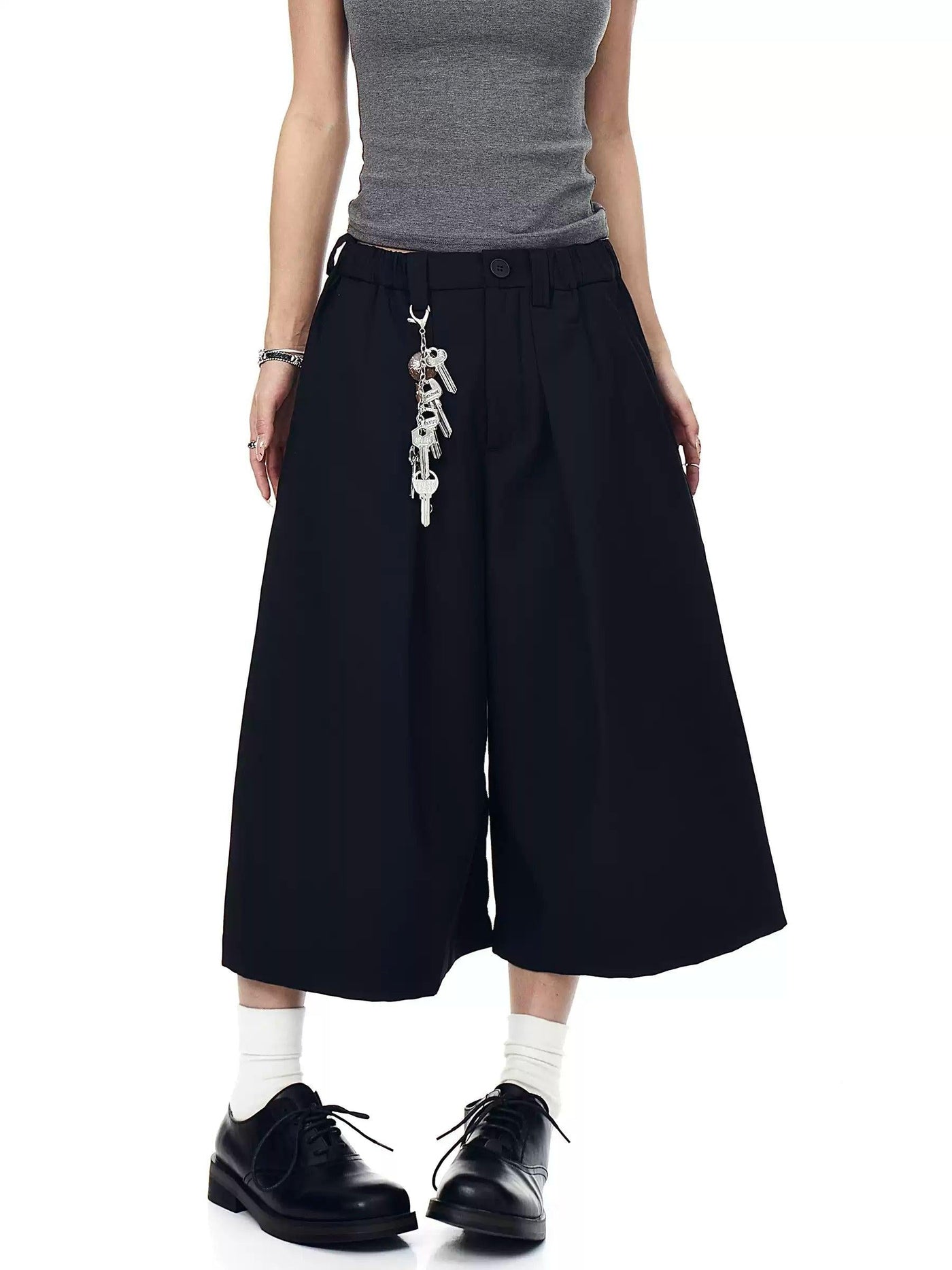 Pleat Cullote Shorts