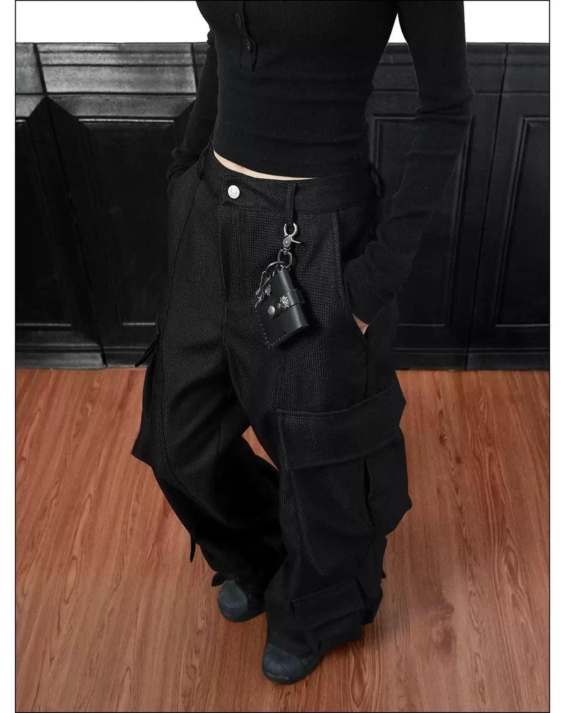 Textured Style Cargo Pants