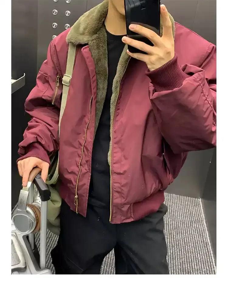 Fleece Lined Bomber Jacket