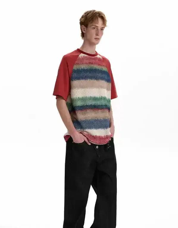 Color Block Raglan T-Shirt