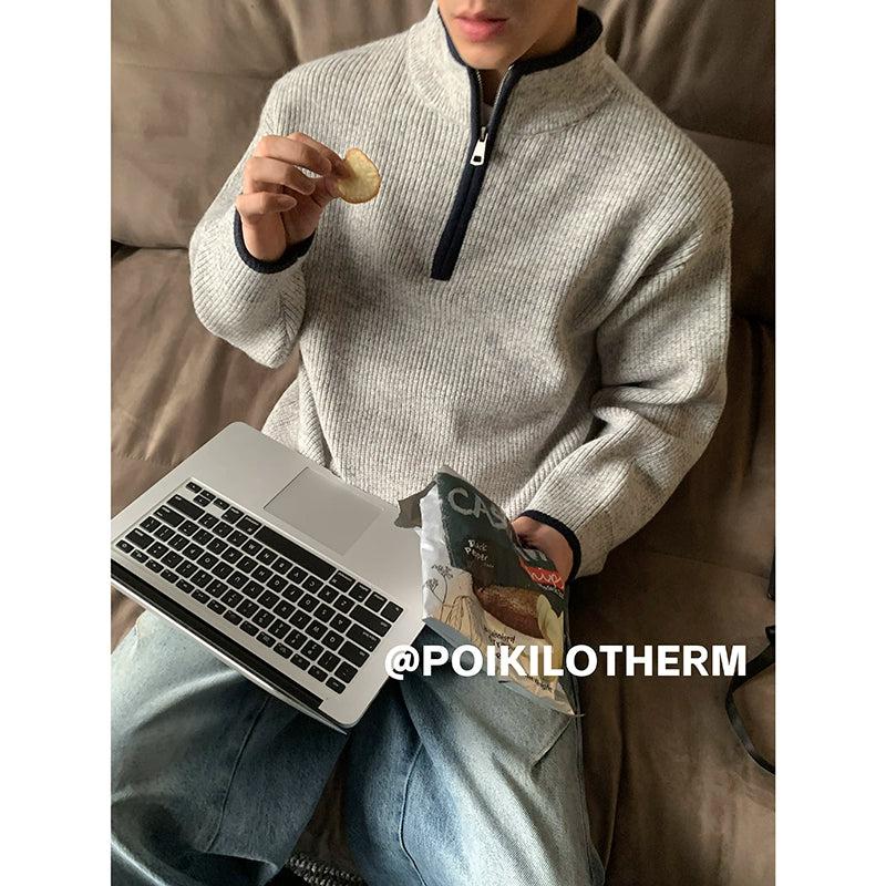 Clean Fit Half-Zip Sweater