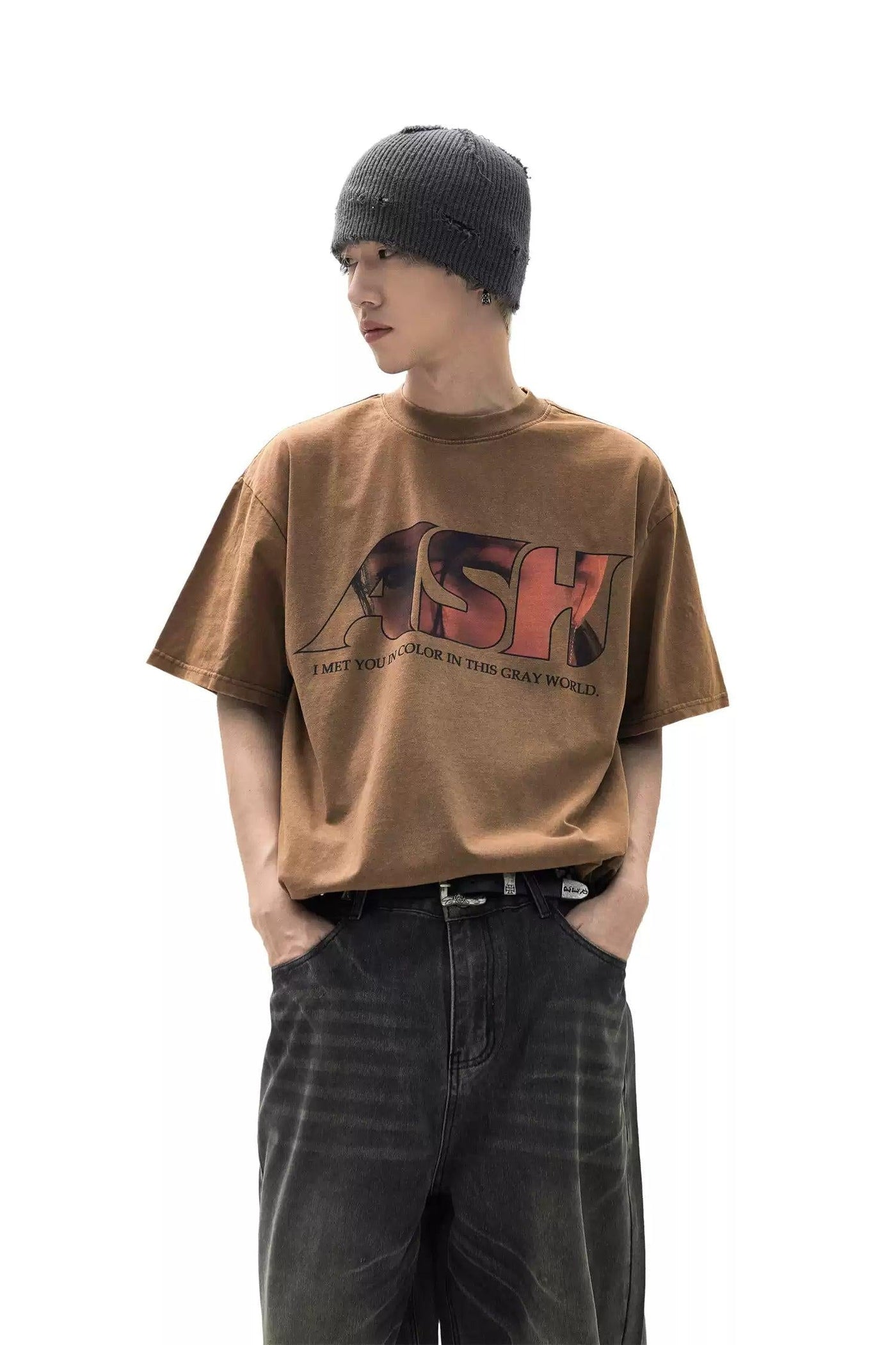 Ash Logo Print T-Shirt