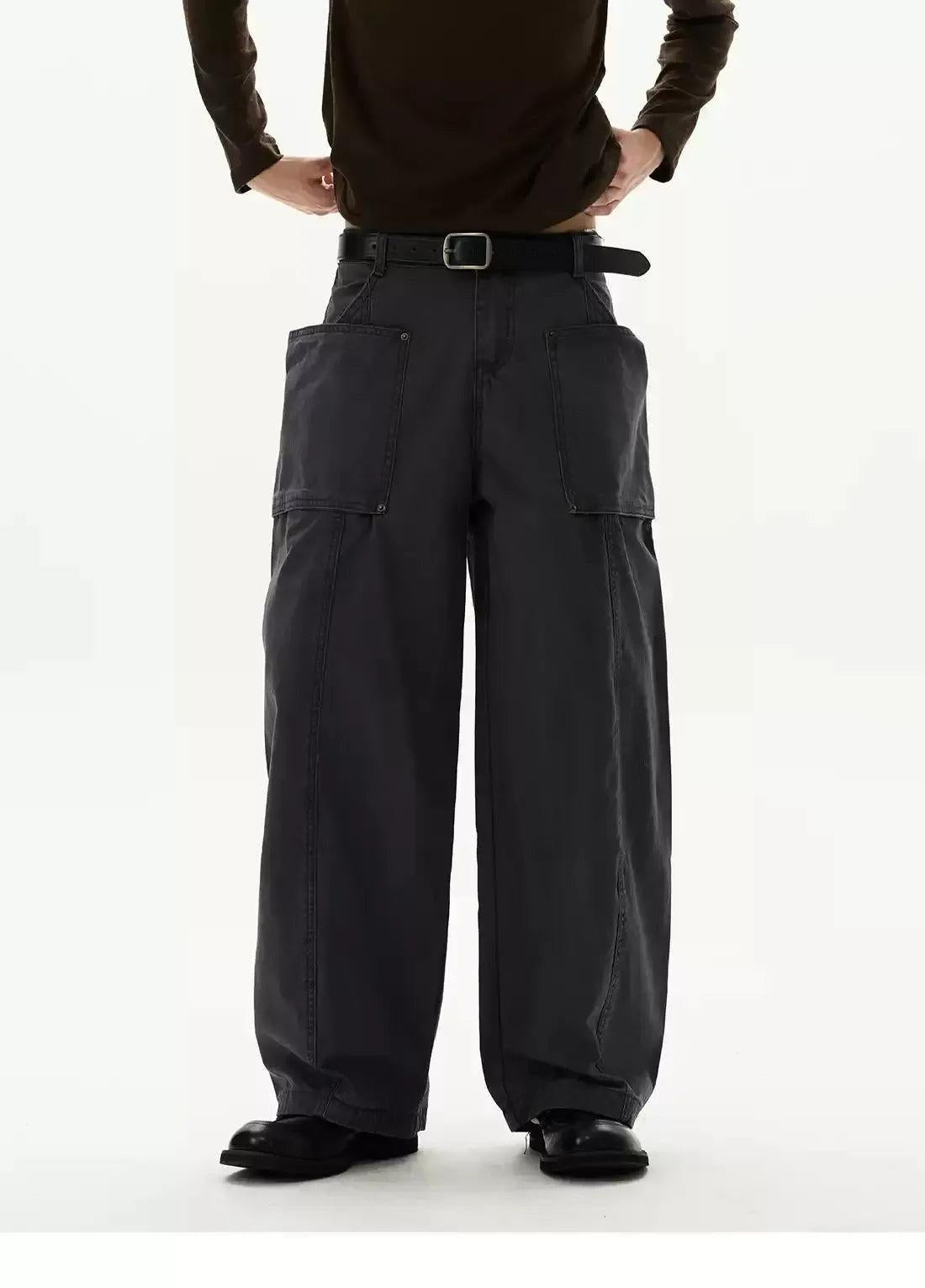 Side Pockets Straight Leg Jeans