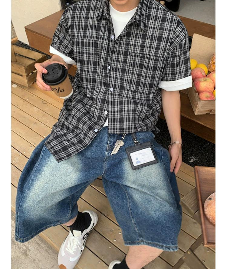 Classic Plaid Buttoned Shirt