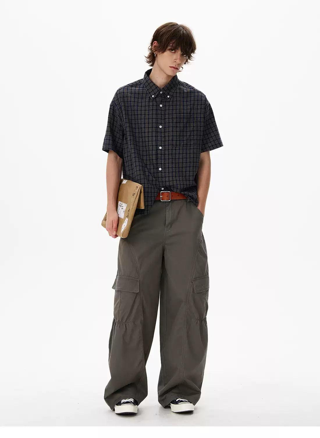 Neat Plaid Pattern Shirt