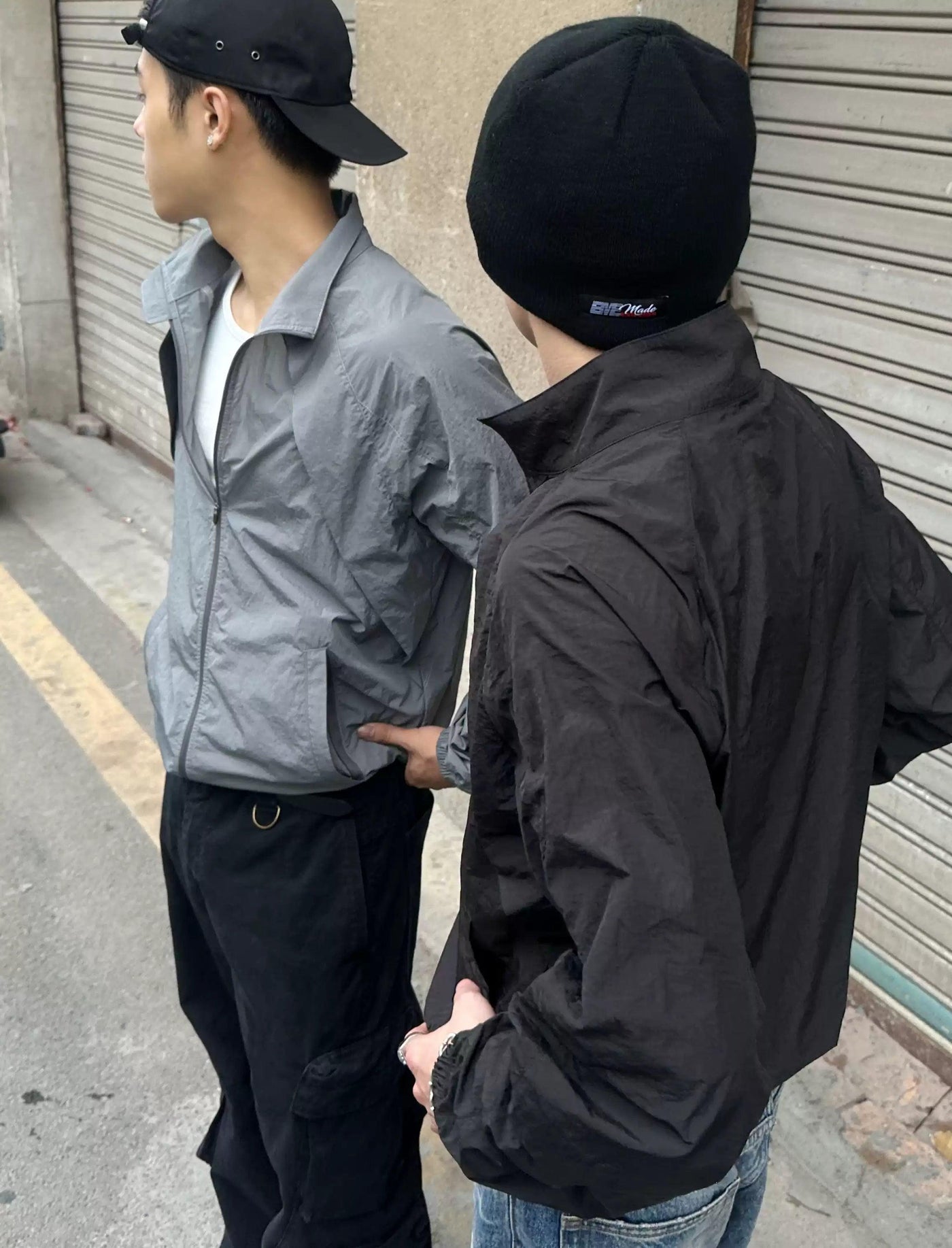 Structured Windbreaker Jacket