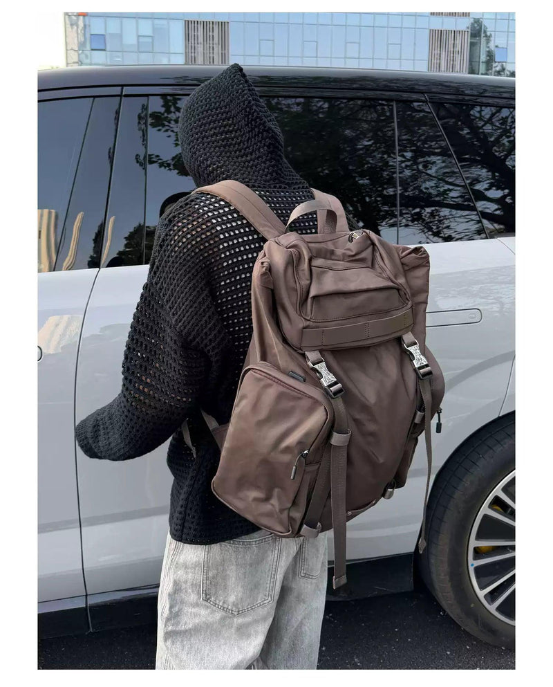 Functional Nylon Backpack