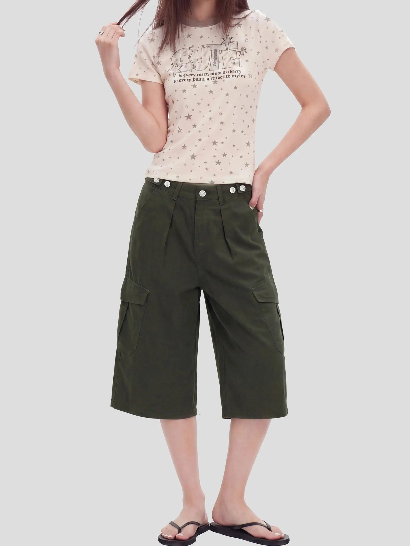 Multi-Pocket Cargo Shorts