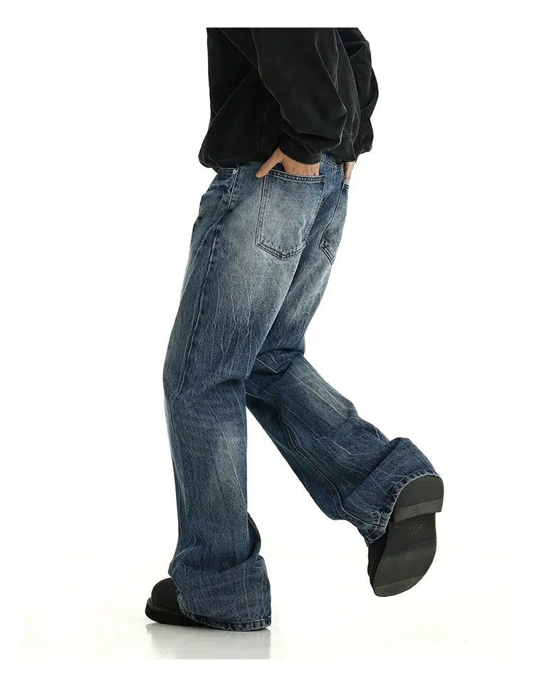 Lightning Burst Pattern Jeans