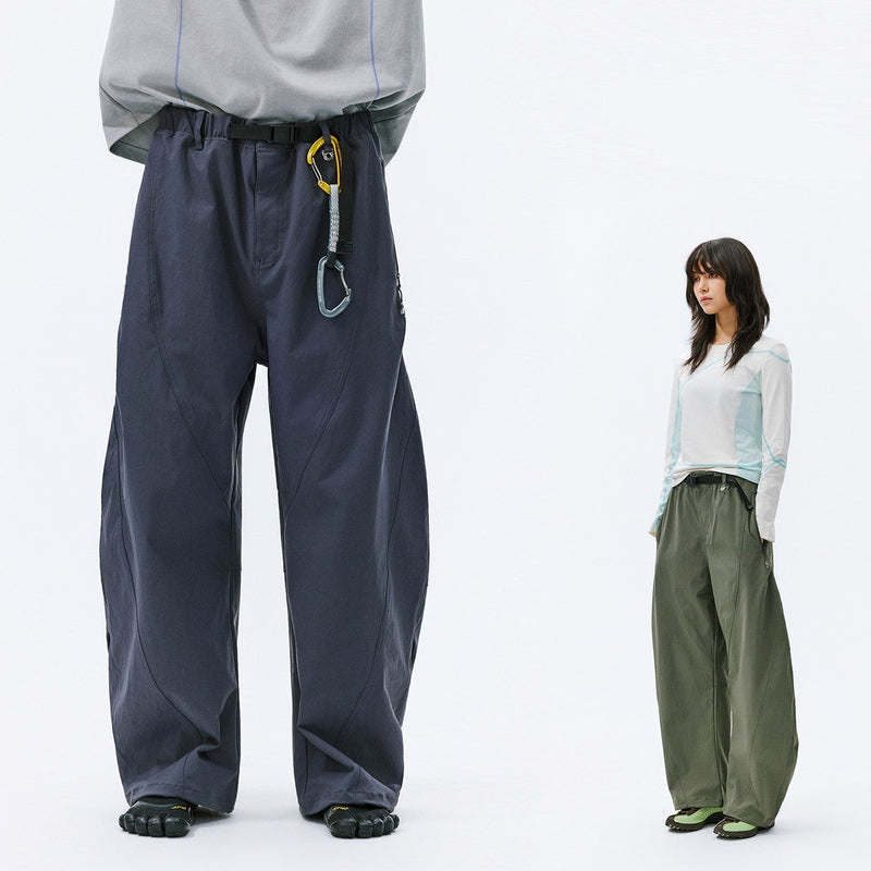 Structured Adjustable Waist Utility Pants