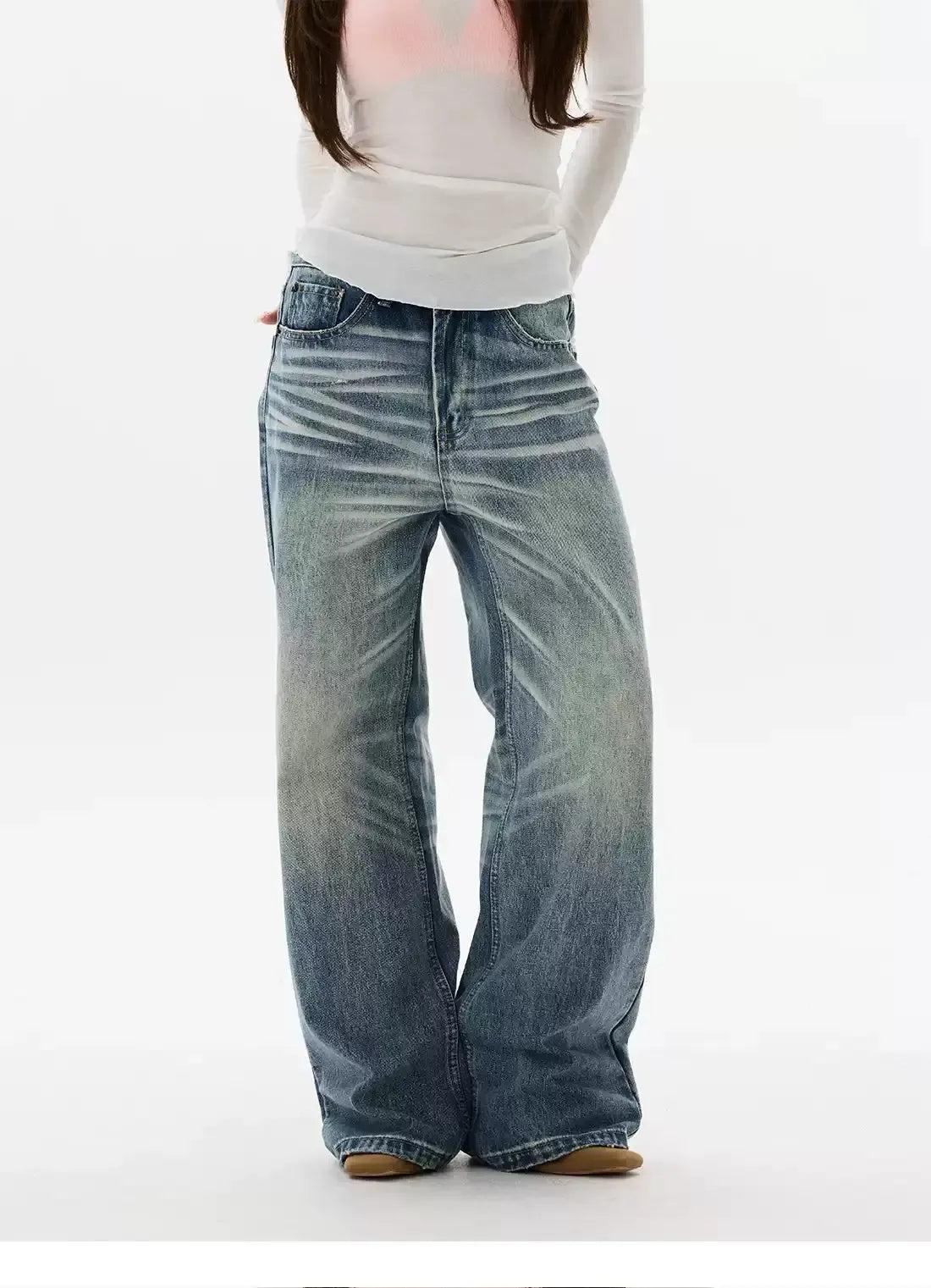 Whisker Lines Highlight Jeans