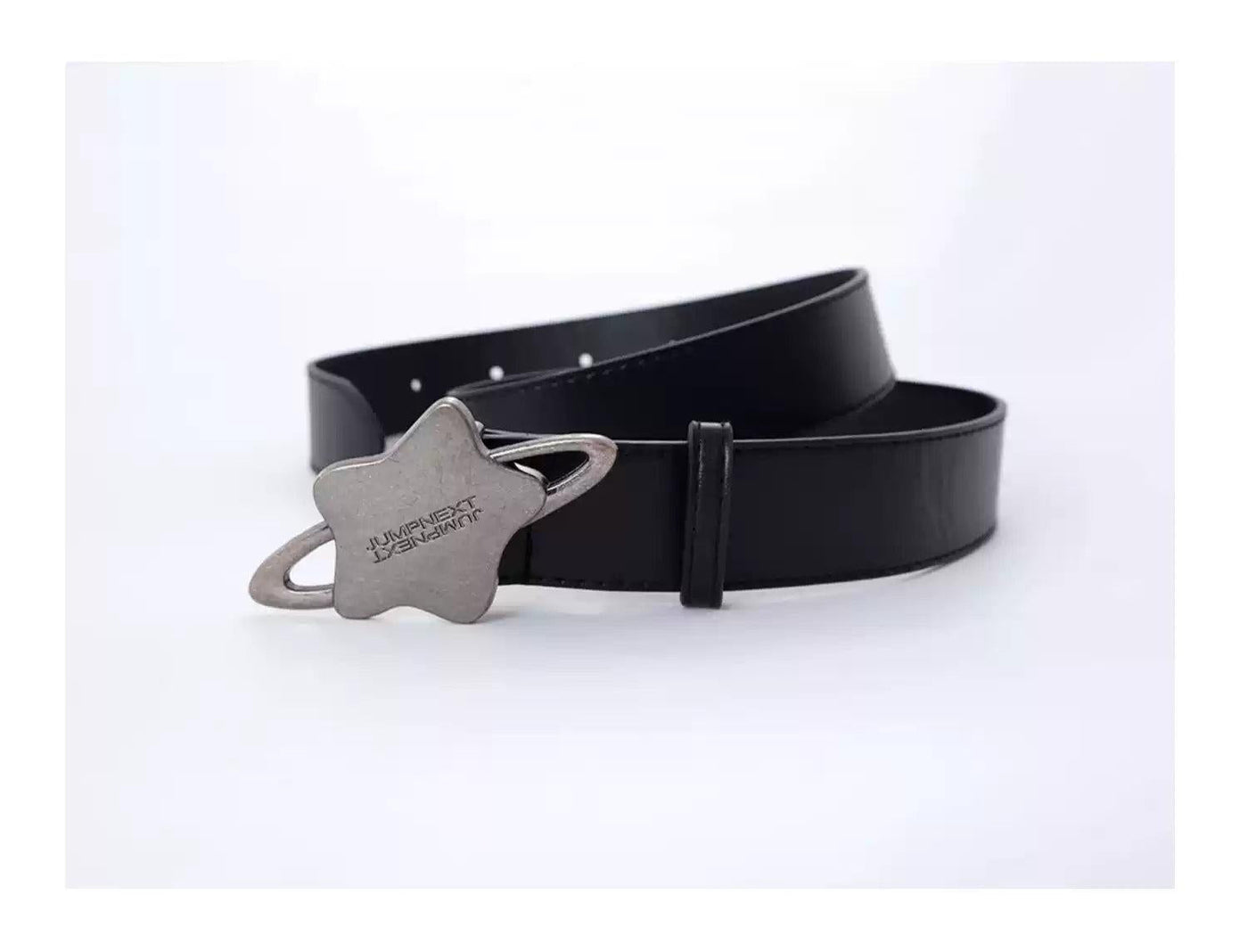 Logo Metallic Buckle Belt