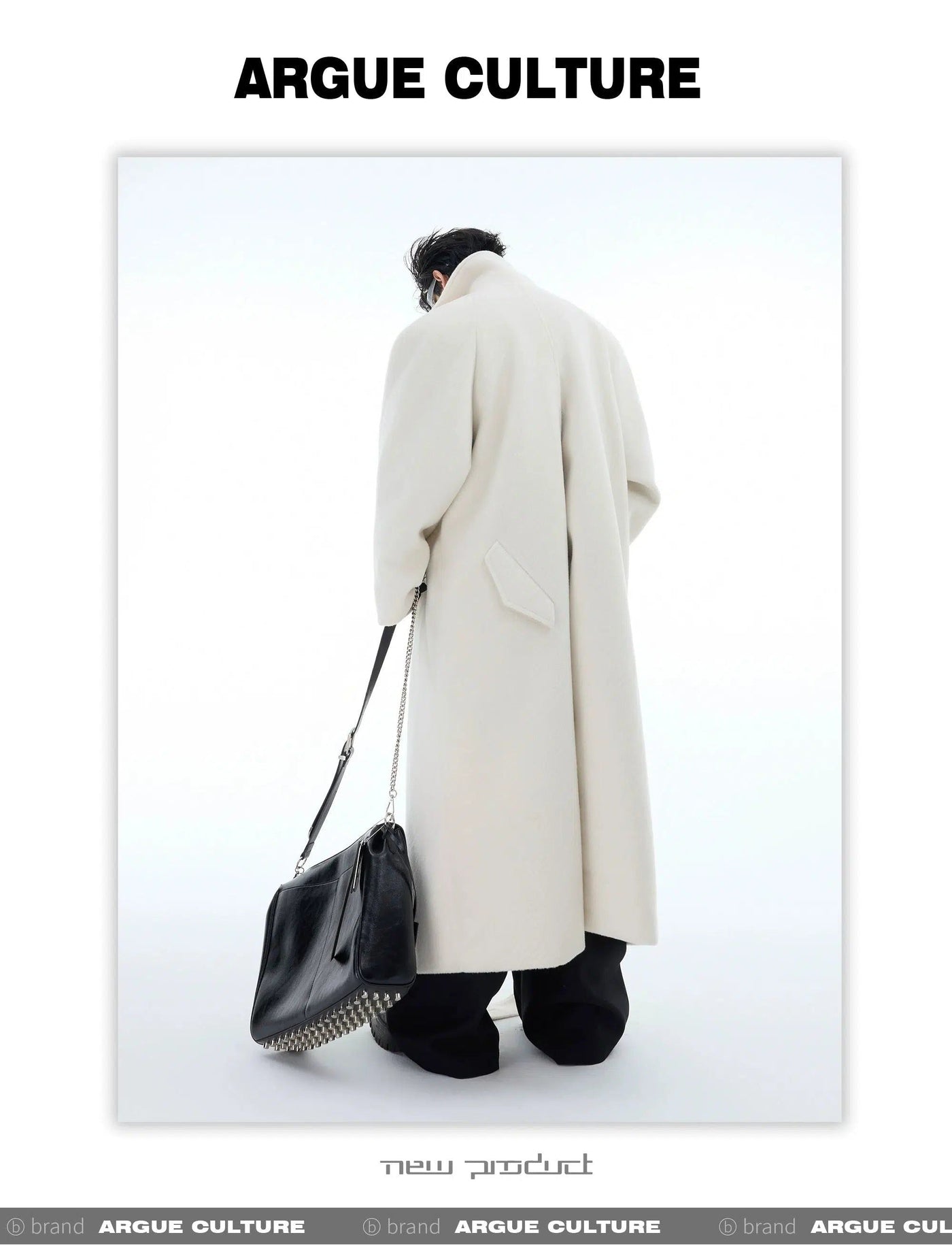 Double-Breasted Lapel Long Coat