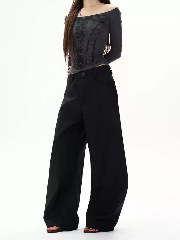 Casual Wide Scimitar Trousers
