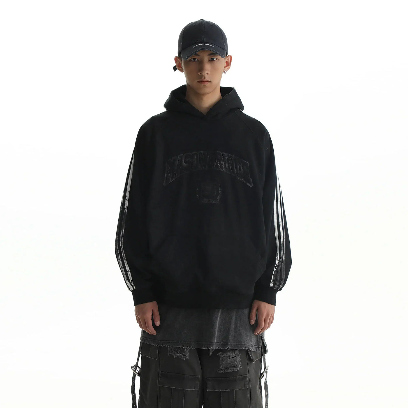 Paint Smudges Detail Hoodie