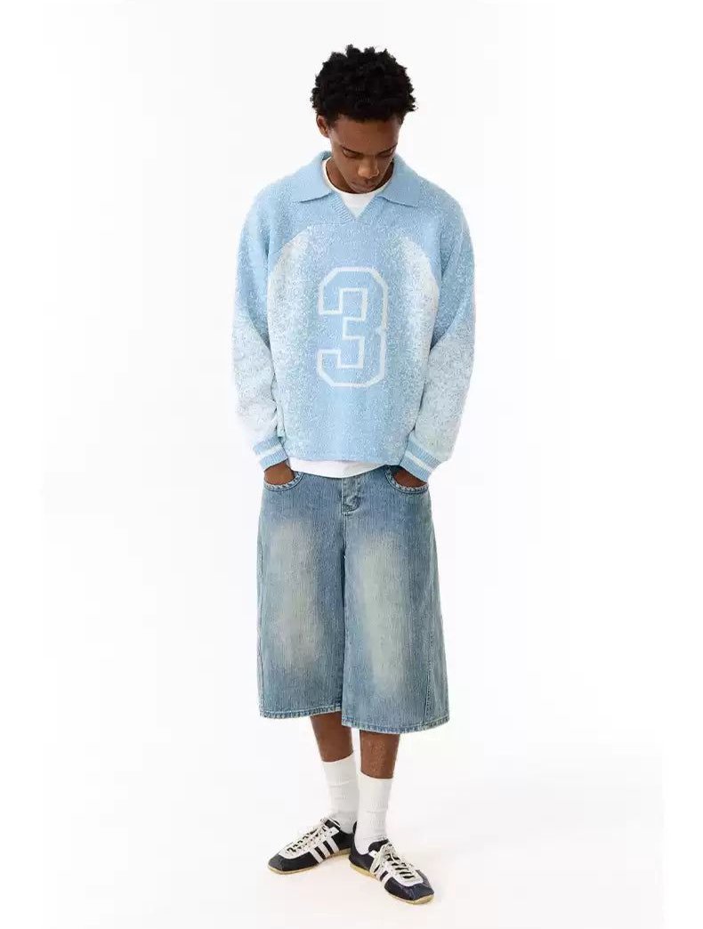 Number 3 Casual Sweater